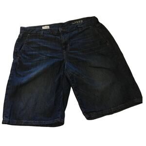 Gap 1969 32L Denim Shorts Pockets & Belt Loops